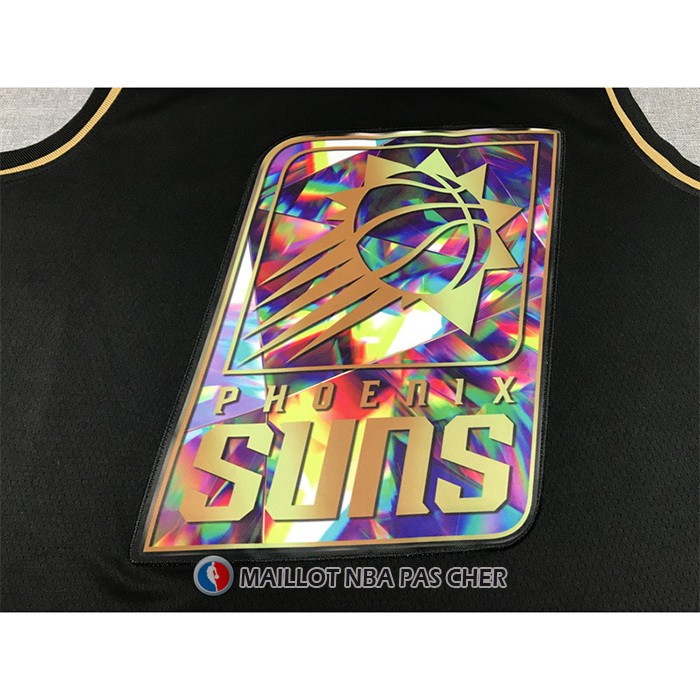 Maillot Golden Edition Phoenix Suns Devin Booker NO 1 2021-22 Noir